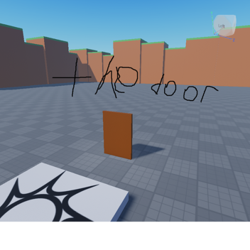 the door