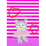 Little pink kitten