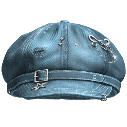 Light Blue Cute Denim Stylish Cap Roblox item