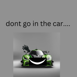 dont go in the car....