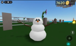 物人の雪だるまグループ