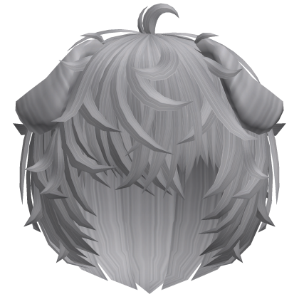 🦴 cute gray puppy boy messy kawaii wavy hair