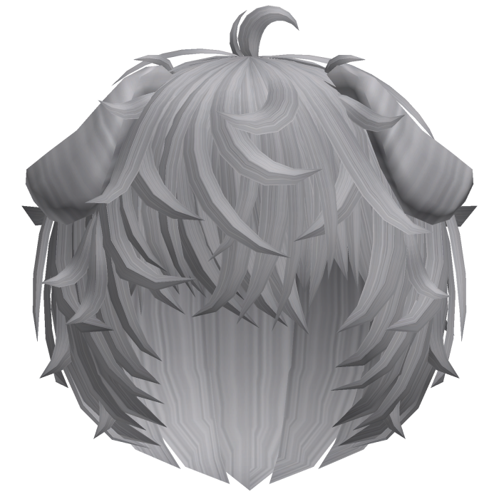 🦴 cute gray puppy boy messy kawaii wavy hair