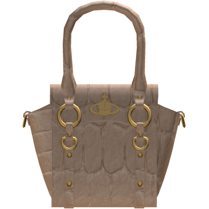 Beige Vivienne Westwood Baddie Purse Bag