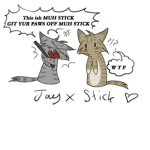 JAY FEATHER AND HIS STICK