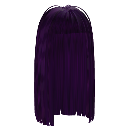 Leopard Print Y2K Purple Hair Roblox item