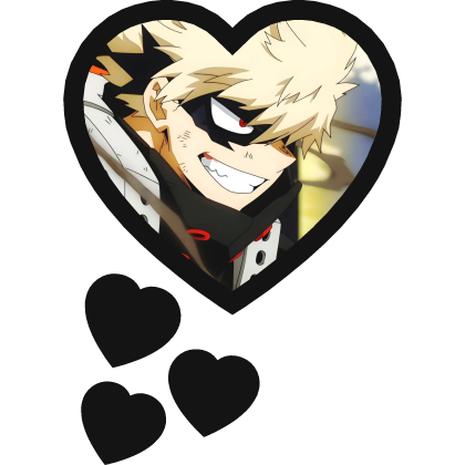 Katsuki Bakugo Thinking Hearts My Hero Academia