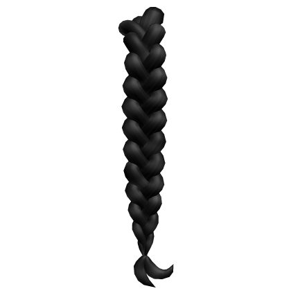 Long Braid Extension - Black Roblox item