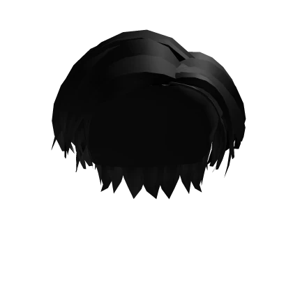 Roblox hair preview for Black Parted Hair