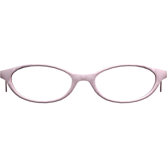 Nerdy Light Pink Office Siren Oval Glasses