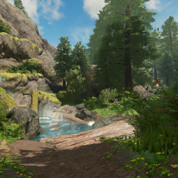 Unicorn VisTools Showcase: Realistic Forest