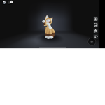 Cute furry fox