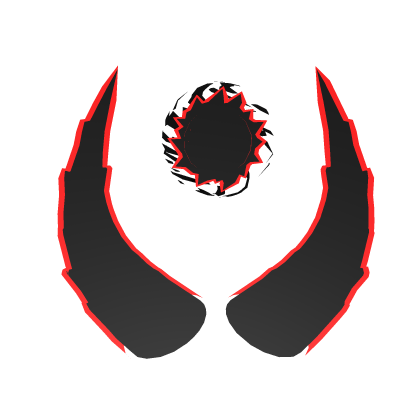 Cartoony BlackHole Horns Red