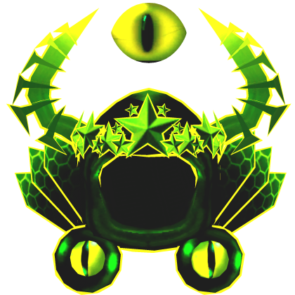 [Animated Eye] Green Dominus + Horns + Crown