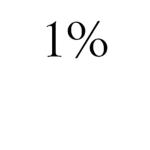 1 percent