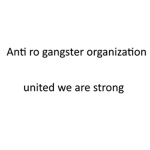 Anti ro gangster organization