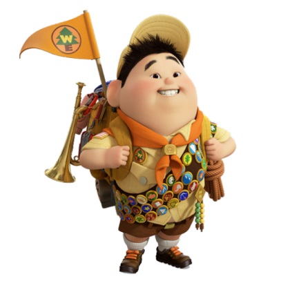 Russell transparent UP Roblox decal