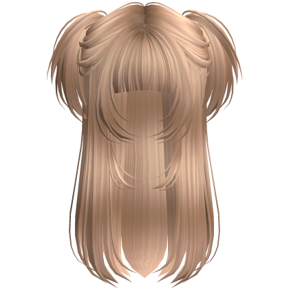 Vamp Long Straight Pigtails Bronze Cheetah Roblox item