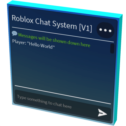 [] Roblox Chat System [v1] - Vibe Roleplay Cozy RP