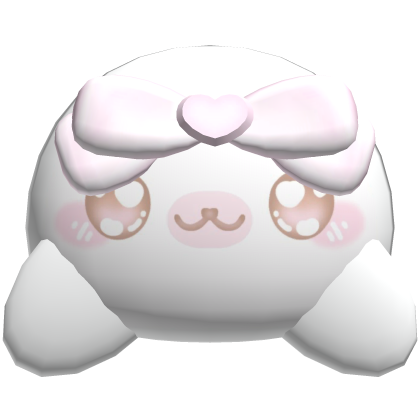 ﹒︵ ♡ cutesy pink baby seal hairclip .ᐟ Roblox item