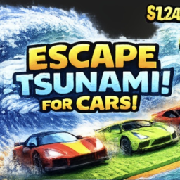 Escape Tsunami for Cars! 🌊🚗