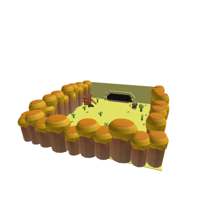 Cartoon Desert Map