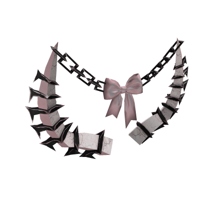 Whispered Horns (black&pink) Roblox item