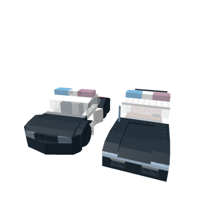 L.A cop cars