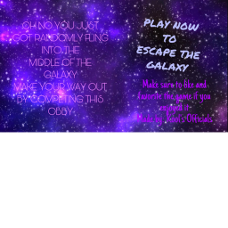 Escape The Galaxy Obby! (cooler checkpoints)