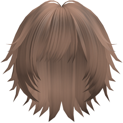 spiky messy emo boy hair in light brown