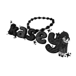 kasey black and white necklace 3.0