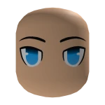 Blue Anime Protagonist Light Head
