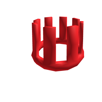 Red retro evil npc crown Roblox item