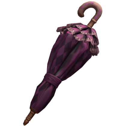 Plum Pink Victorian Ruffle Umbrella Roblox item