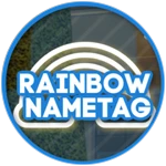 Rainbow Nametag