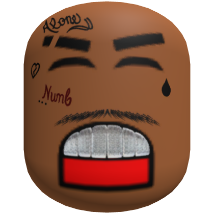 ⏳💰Tattle tale face man grills tattoo gang da hood Roblox item