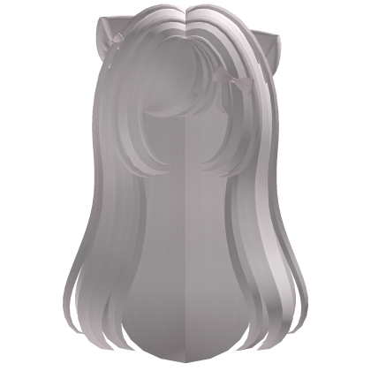 ‿੭ ♡ cute flowy long cat hair in pink ⸝⸝