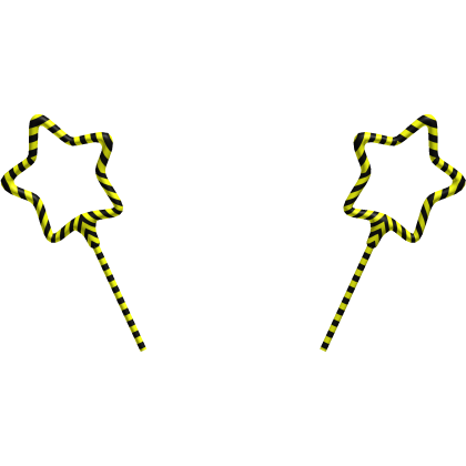 Hazard Tape Yellow Diwali Sparkler Headband Addon