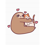 Kitty part sloth squad