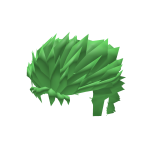 Spiky Manga Hair Green