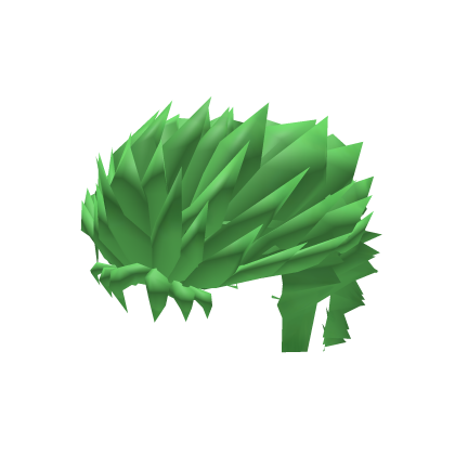 Spiky Manga Hair Green