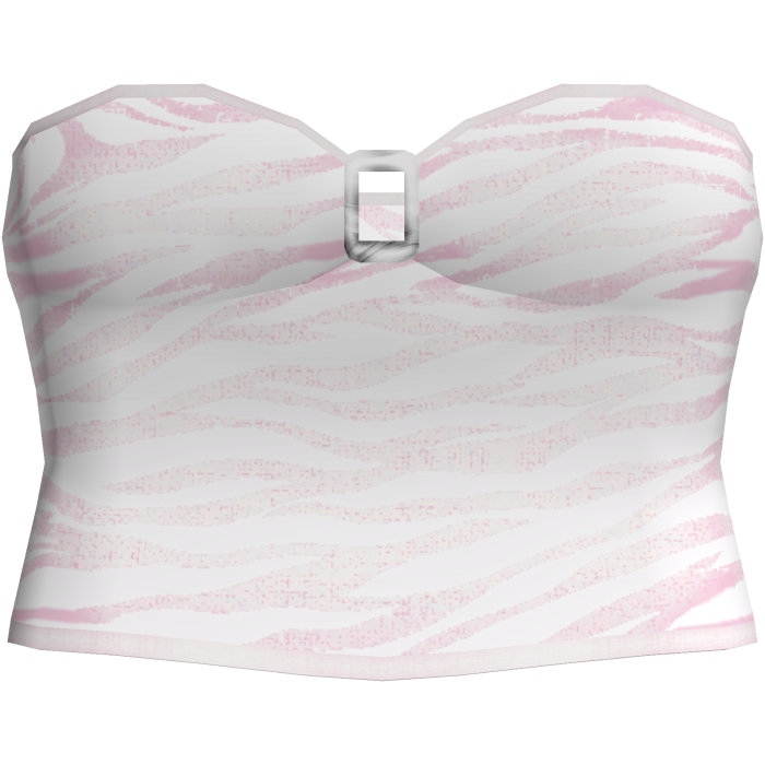 ♡ obsession nikki pink zebra printed top