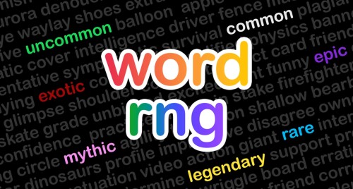 word rng 🎲