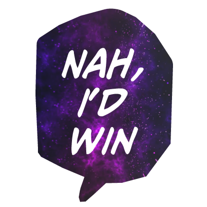 *GLOWING* Nah, I'd Win Space Galaxy Gojo Cartoony