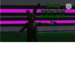 (New Badge SpringTrap) The Fnaf OverDarknes Night  icon