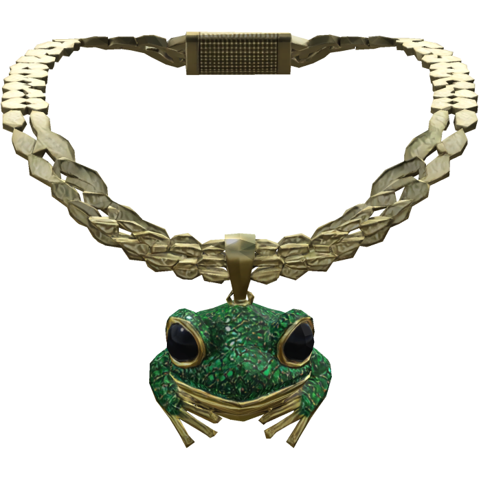 Gold Iced Out Frog Froggy Bling Chain 1.0