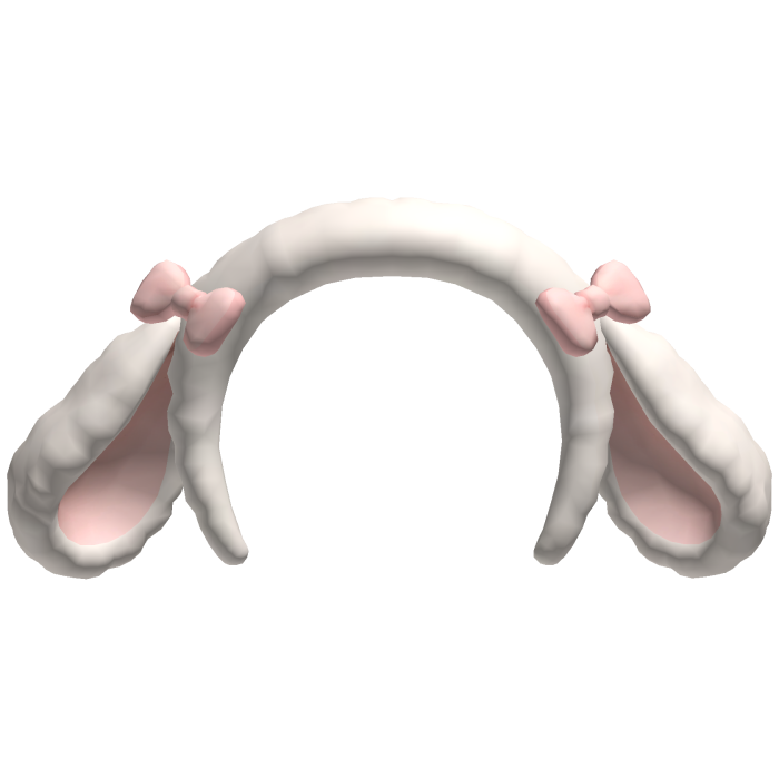 Fluffy Pink Bunny Ears Headband