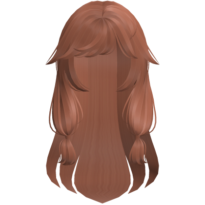 Orange Fox Strands Long Hair