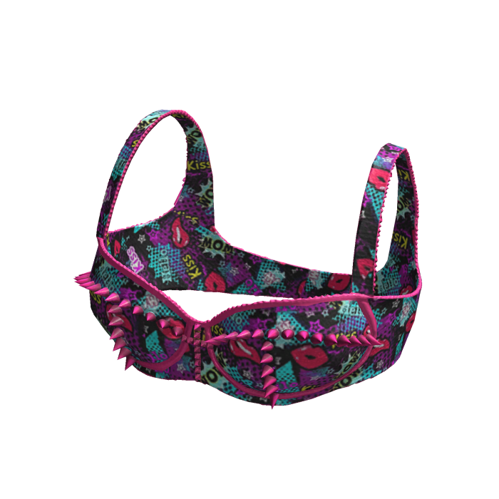 🖤Y2K Punk Spiked  Cami Crop Top[SUSIE]
