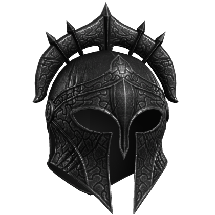 Black Spartan Helmet Roblox item